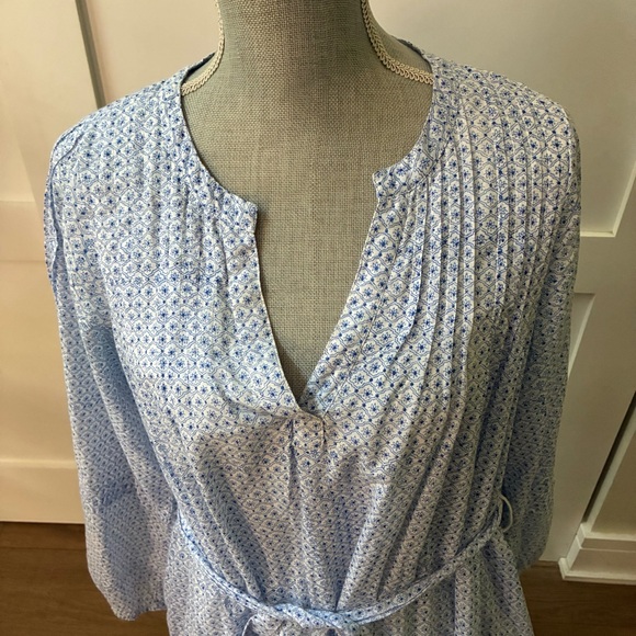 Roller Rabbit Blue Patterned Midi Dress - Picture 3 of 10